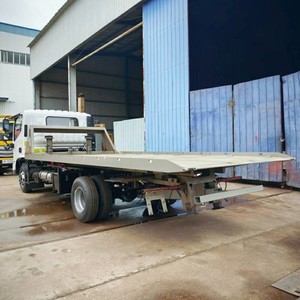 FOTON <b>Flatbed</b> Rollback Tow <b>Truck</b> Euro III Diesel Manual New 5 Ton Road Accident Rescue Wrecker Towing <b>Truck</b> - Product Image 4