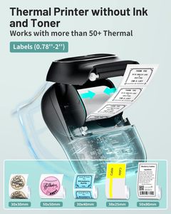 Phomemo M110 xách tay nhãn nhiệt máy in mã vạch giao diện USB <span class=keywords><strong>Android</strong></span> IOS PC/Mac điện thoại/máy tính bảng/PC/MAC Hãng sản xuất nhãn - Product Image 2