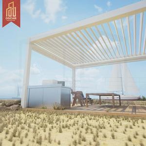 Fiesta en el patio trasero Ceremonia DE BODA Camping Similar a Gazebo Canopy Se adapta a Patio Césped Terraza Grandes actividades al aire libre Pérgola - Product Image 1