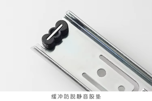 CS1035PT geser laci, geser laci bantalan bola tutup lembut dengan fungsi buka sentuh dan buka sentuh untuk Kabinet - Product Image 4