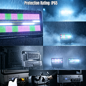 Projecteur LED Stroboscopique 1500W à Pixels, Style M, Matrice RGBW, IP65, Éclairage de Scène Extérieur DMX512 pour <span class=keywords><strong>Concert</strong></span> - Product Image 5