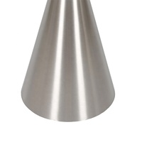Offre Spéciale moderne salon rond en métal Table basse Simple maison argent cône forme loisirs Table d'appoint