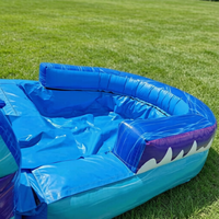 Neue Maßgefertigte Quallen-Wasserrutsche für Kinder, Dschungel-Themen-Spielplatz, Aufblasbare Wasserrutsche mit Kinderpool