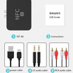 อะแดปเตอร์บลูทูธแบบไร้สาย BT5.0 รองรับการเชื่อมต่อแบบ Lossless พร้อมช่องใส่การ์ด TF และ NFC สำหรับการใช้งานแบบแฮนด์ฟรี - Product Image 5