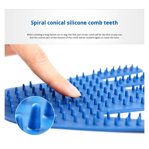 ถุงมือสำหรับดูแลขนแมวและสุนัขแปรงกำจัดขนกันรอยขีดข่วนทนทานต่อการกัดสำหรับสัตว์เลี้ยงทำความสะอาดทุกฤดู - Product Image 2