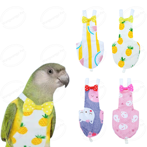 Cute <strong>Parrot</strong> Flight Suit Washable Bird Diaper Harness Adjustable Bird Flying <strong>Clothes</strong> - Product Image 1