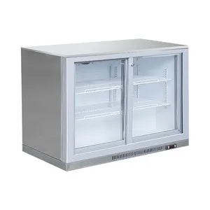 2023迷你酒吧冰箱双门小型紧凑型冰箱啤酒展示柜