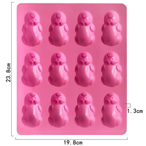 12 Hole Pig Shape Diy <b>Hand</b> Make Silicone Cake <b>Mold</b> Soap Making <b>Molds</b> Silicone Candle <b>Molds</b> - Product Image 3