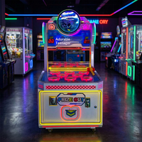 Machine de jeu d'arcade ludique pour enfants, à frapper les taupes, pour deux joueurs, au design attrayant