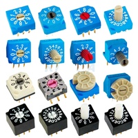 Interruptor de cambio rotativo de posición múltiple, Selector eléctrico Universal resistente al agua