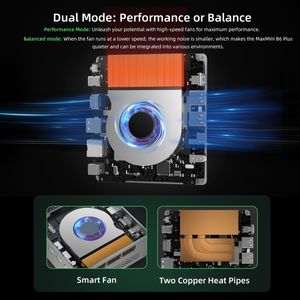 Bmax B6 cộng với cửa sổ 11 Mini PC 12GB + 512GB Intel Core i3-1000NG4 RJ45 EU chúng tôi cắm chơi game phần cứng máy tính - Product Image 6