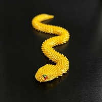 Serpent Articulé Flexible Imprimé en 3D, Ornement de Bureau Réaliste en PLA, Décoration de Table pour la Maison, Cadeau Décoratif Original