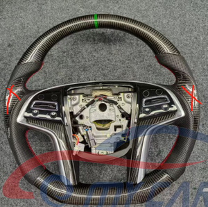 Volant en fibre de carbone pour Cadillac <span class=keywords><strong>Escalade</strong></span> 2018 - Product Image 4