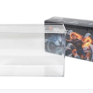Wholesale Custom Clear Transparent Mtg Booster <b>Box</b> Acrylic Case for Collectible Display - Product Image 2