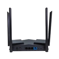 Routeur Wi-Fi 6 GGDX Banana Pi BPI + Boîtier TR6560 + Carte SOC Wi-Fi 5220 Dual Core Cortex-A9 Intégré 5 PHY RGMII 6 MACs