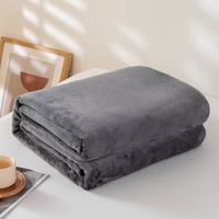 Winter-Fleece-Decke aus Polyester, Einfarbig Gestrickte Plüsch-Nerzdecke für Bettwaren