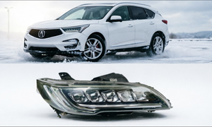 Ensemble de phares LED 50W 8000 Lumens 5000K pour <span class=keywords><strong>Acura</strong></span> CDX <span class=keywords><strong>MDX</strong></span>/RDX/ZDX/TL/TXL/RL/RLX 12V Remplacement de la lumière bleue - Product Image 2