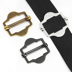 Garment Accessories Adjustable Suspenders Overall Buckle Metal Slider Buckle