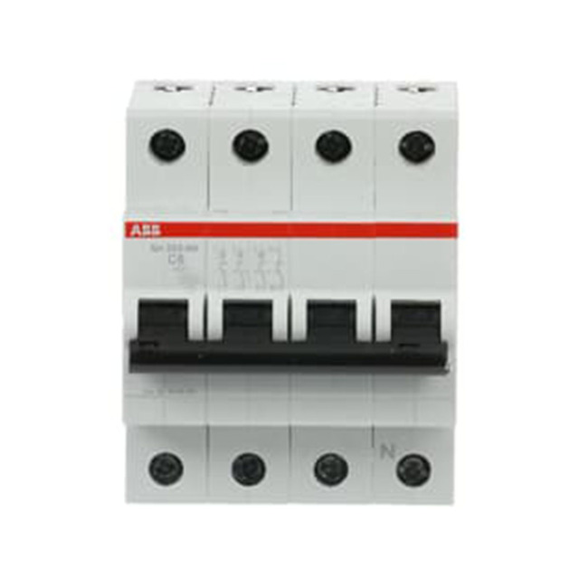 100% Original ABBs 4P Miniature Circuit Breaker SH204-D8 C3 D3 C2 D2 C1 D1 C4 D4 C8 C6 D6 B6 SH200 MCB 1A 2A 3A 4A 6A 8A
