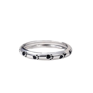 Anello a Forma di Zampa di Gatto, Stile Animale Carino, Gioiello da Dito alla Moda per Donne, Uso Quotidiano - Product Image 1