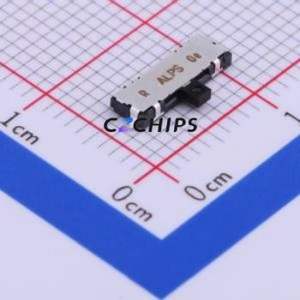 SSAG230300 Slide Switch SMD Switch Single Pole Three Throw Rectangle Pin Header SMD Tab 4.5mm - Product Image 1