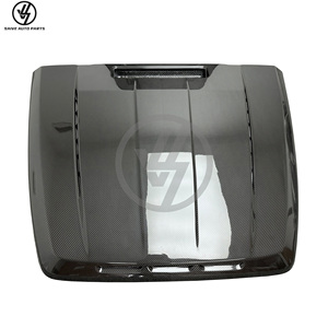 ฝากระโปรงหน้าคาร์บอนไฟเบอร์แห้งทรง TopCar สำหรับรถยนต์ Mercedes-Benz G Wagon W463A W464 G63 G500 G550 - Product Image 1