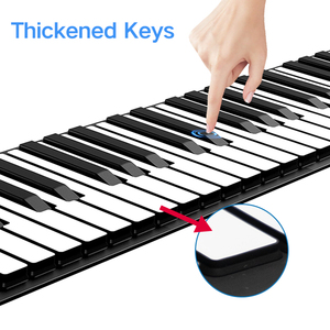 <span class=keywords><strong>Clavier</strong></span> électronique numérique professionnel Terence 88 touches, piano enroulable, 128 rythmes et sons, design pliable et portable - Product Image 3