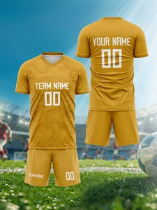 Maillot de football américain de haute qualité imprimé à manches courtes personnalisé avec noms d'équipe/joueurs unisexe adulte - Product Image 2