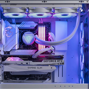 Used MS'I GeForce RTX 4070 Ti SUPER 16G GAMING X SLIM <b>WHITE</b> <b>Graphics</b> <b>Card</b> With 16GB GDDR6X 256 Bit Memory Support OverClock 4070 - Product Image 4