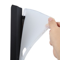 Étui pour tablette OnePlus Pad 2, en cuir intelligent transparent en TPU, pliable en trois parties, avec emplacement pour stylet