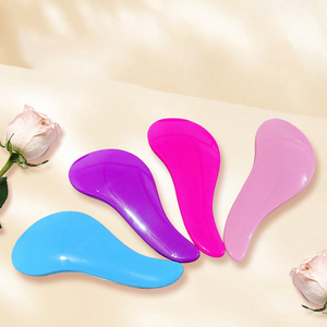 Thời trang salon tạo kiểu tóc lược biểu tượng tùy chỉnh Detangler Bàn chải tóc ABS chống tĩnh rối Detangling Bàn chải tóc - Product Image 3