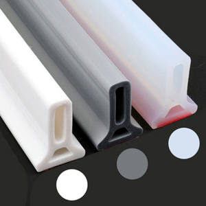 Selbstklebende Duschschwelle Gummi Badezimmer Silikon Wasserstopper Damm Barriere - Product Image 5