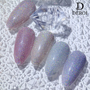 Vernis Gel Prismatic en Gros <span class=keywords><strong>Deroi</strong></span> 84 Couleurs Sans HEMA Vernis Permanent UV Gel Laser Pailleté pour Ongles - Product Image 4