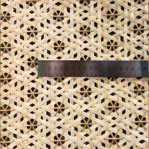 Bamboo Woven Mats Geometric Pattern Wall Panels Household Asian Design Decorative <b>Ceiling</b> Furniture Veneer Material - Product Image 4