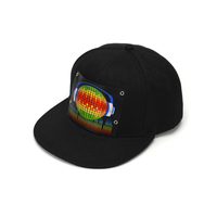 Gorra de Béisbol LED EL Personalizada de Alta Calidad con Logotipo Activado por Sonido, 2 Pilas AAA, Vida Útil de Más de 8000 Horas, Unisex, para Deportes y Fiestas