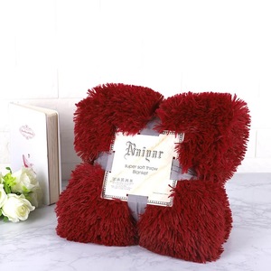 Nouvelle arrivée Super doux 100% polyester luxe cheveux longs vison <span class=keywords><strong>polaire</strong></span> couvertures fausse fourrure couverture - Product Image 6