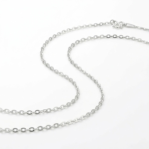 Collier ras du cou en platine Pt950 blanc, chaîne fine et élégante, pour femme, pour occasions formelles, bijoux en platine haut de gamme - Product Image 3