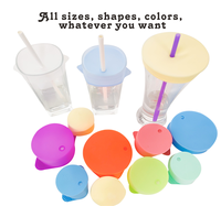 Protection et Sécurité Personnelle des Couvercles de Tasse en Silicone Lumineux, Réutilisables et Extensibles Anti-Drogue pour Soirées et Clubs