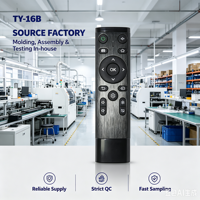 Control Remoto Universal Anti-Golpes de Código Fijo KEYUAN TY-16B para Televisores LED Inteligentes con Material ABS y Alcance de 20m