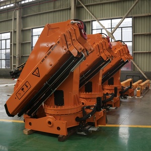 Grúa <span class=keywords><strong>Articulada</strong></span> Hidráulica FUMAN de 1~25T para Elevación de Equipos, Instalada en Camión - Product Image 5