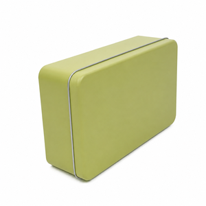Custom Eco-Friendly Recyclable Long Rounded-Corner Rectangle Metal Tin <b>Box</b> Multi-Color Food Grade <b>Empty</b> Tin Cookie Mooncake <b>Gift</b> - Product Image 4