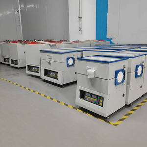 Phòng thí nghiệm Mini ống lò duy nhất giai đoạn điện 1200C chân không hình ống lò với Nhỏ Ống thạch anh khu vực bên ngoài dia25/50*600 mét - Product Image 2