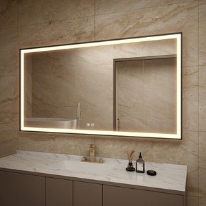 Miroir LED moderne certifié CE - Rectangulaire avec anti-buée et garantie de 3 ans pour les hôtels et les villas, marché européen - Product Image 3