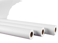 Rollo de Papel para Ploter de Dibujo de Ingeniería, Impresión CAD, Sin Recubrimiento, Anti-encogimiento, 80 g/m², para Diseño, 20/24/30/36 Pulgadas x 50 Yardas