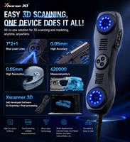Pemindai Laser Biru 3D Genggam Xhorse, Pemindai Rekayasa Balik Industri Portabel Akurasi Tinggi
