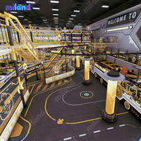 Équipements de terrain de jeux intérieur, Centres de divertissement familial, Service OEM ODM, Filet d'escalade, Grande roue, Écologique