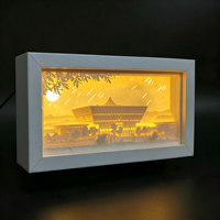 Boîte à lumière LED 3D Anime Shingel, Boîte à ombre Manga, Veilleuse LED Anime, Boîte lumineuse Anime