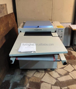 Machine de fusion de tissus d'occasion <span class=keywords><strong>Oshima</strong></span> Presse de fusion de 600mm Presse de fusion compacte à bande transporteuse pour colliers, poignets, patte avant - Product Image 6