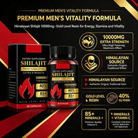 Capsules de Shilajit 1000mg, 60 unités, Complément Herbal, Fabricant OEM sous Marque Privée