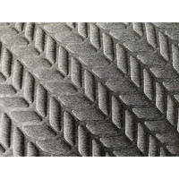 0.2 ~ 10 m/min fabrication de produits à domicile machine de gaufrage de tissu automobile avec système d'entraînement contrôle de fréquence ou servomoteur
